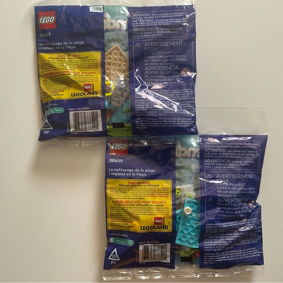 LEGO FRIENDS Legos 30635 Beach Cleanup with Otter 52 pcs Building Toy 2 Sets New - Picture 3 of 9
